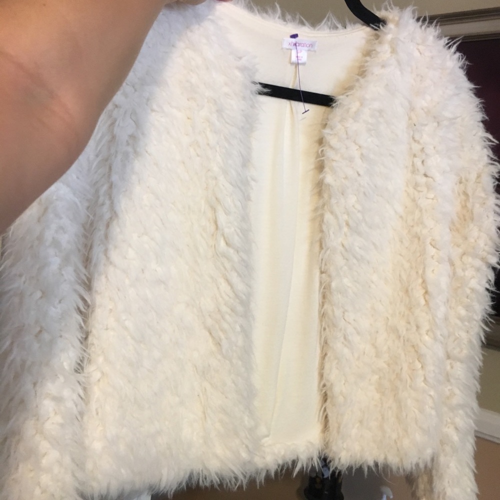 Faux fur jacket